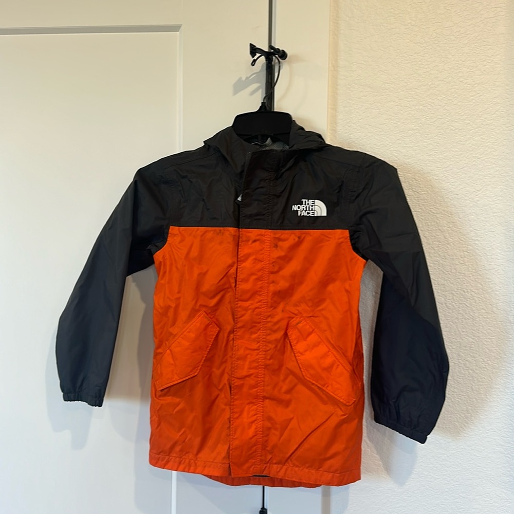Boys north face rain jacket